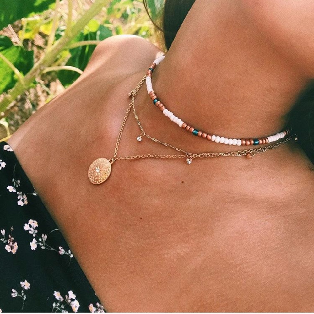 Homemade chokers! beaded choker necklace